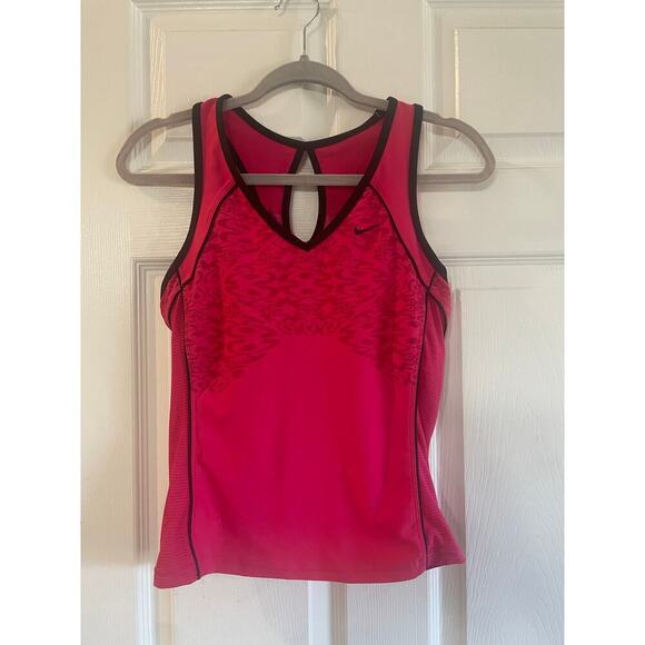 Nike Dri-Fit Pink and Blank Racerback Workout Tank size Medium - Picture 1 of 10